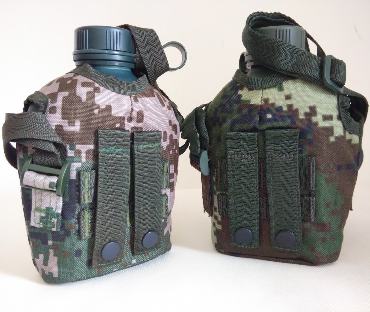 正品10水壶铝制军训水壶迷彩户外军训运动水壶现货批发|ms