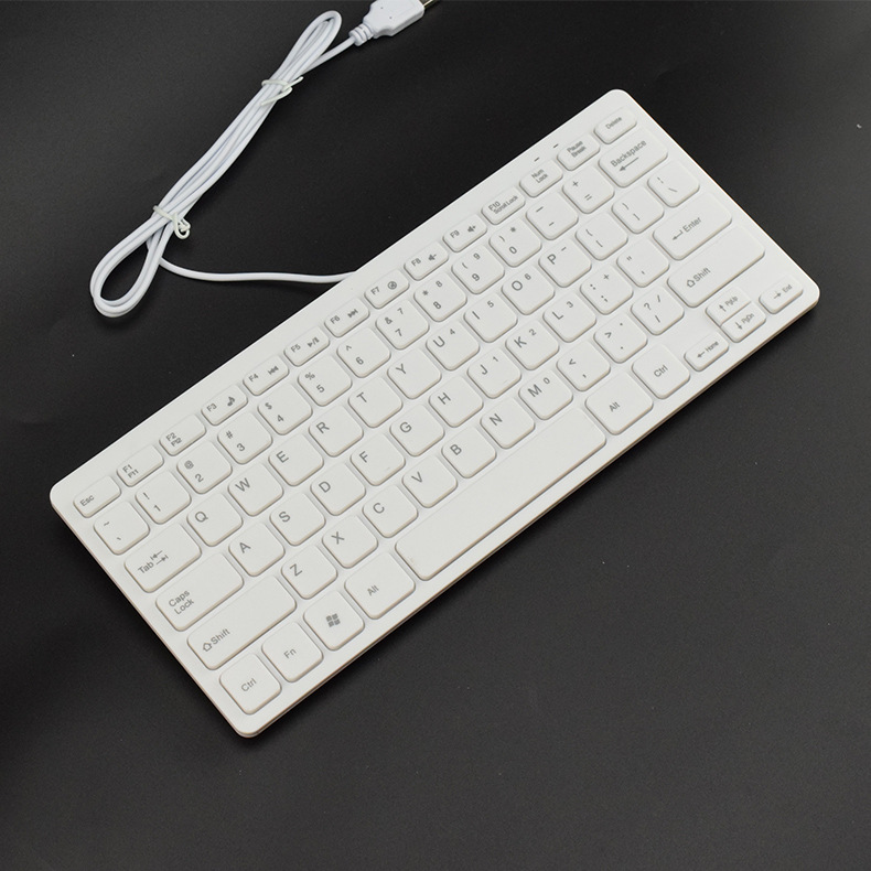 Teclado ultrafino neutro para ordenador portátil de sobremesa color chocolate K1000, mini teclado_voghion.com