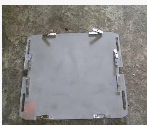 压机专用承载盘弹簧夹大田压机压合钢板研磨抛光压机加热盘保护板