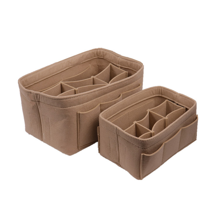 跨境创意毛毡化妆包毛毡收纳包定制毛毡包中包