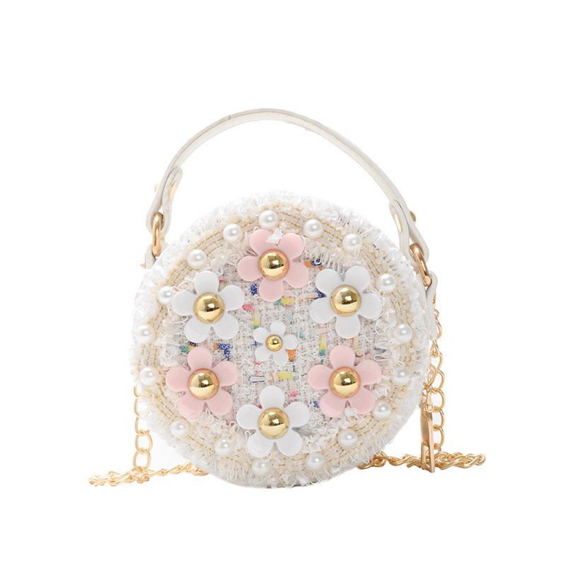 Children's Pearl Messenger Bag Shoulder Bag Small Round Bag display picture 19