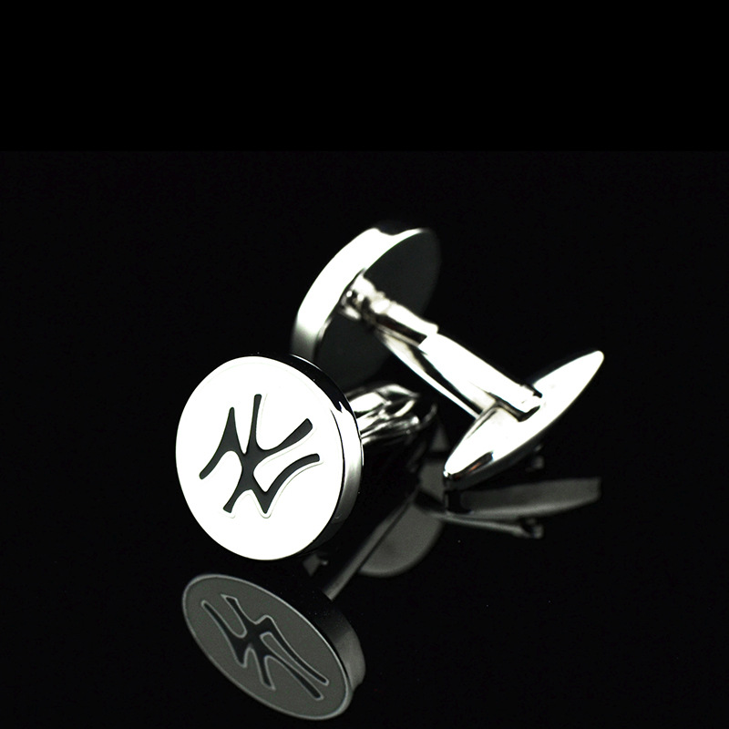 【英博】棒球洋基队徽标袖扣男法式衬衫纽扣356cufflinks/157305
