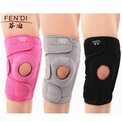 Manufactor supply ventilation Punch holes Spring brace ventilation Knee pads run Riding Basketball Sprain motion Knee pads