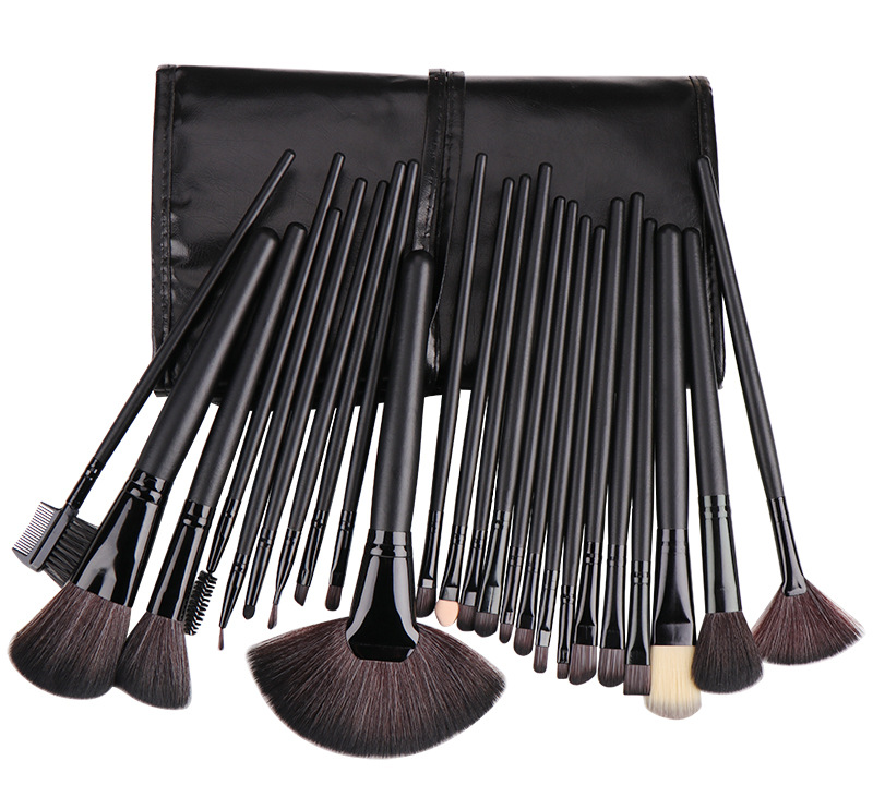 Fashion Solid Color Handle Makeup Brush Set Portable Storage Bag Wholesale Nihaojewelry display picture 10