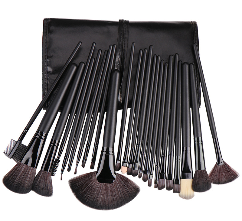 Mode Einfarbig Griff Make-up Pinsel Set Tragbare Aufbewahrungstasche Großhandel Nihaojewelry display picture 10