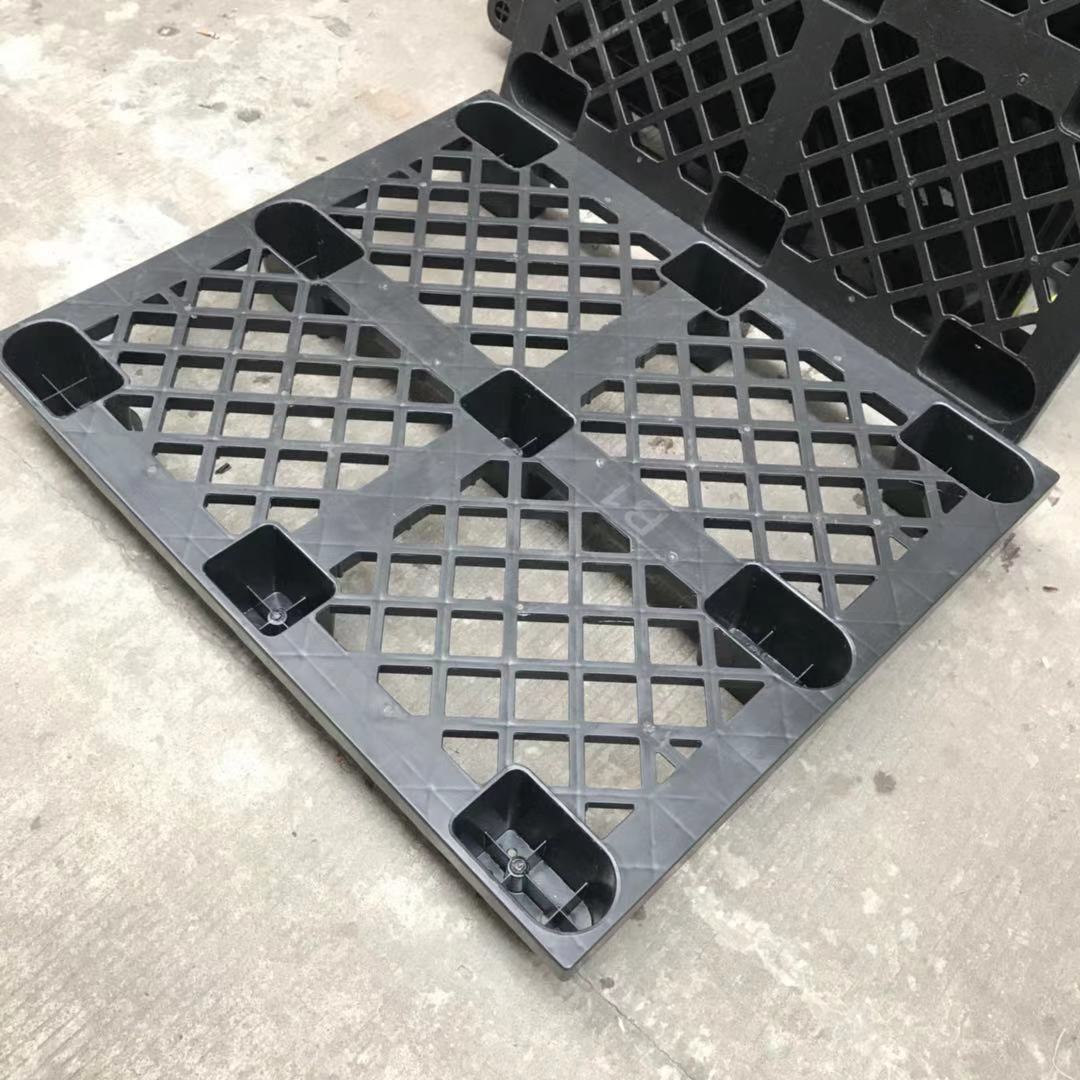 供应电子工厂防静电塑料托盘 1000*800*145九脚型栈板托板地台板