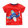 Tide, short sleeve T-shirt for boys, children's top, long-sleeve, with short sleeve