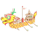 Деревянная интеллектуальная игрушка с лазером, модель корабля, «сделай сам»