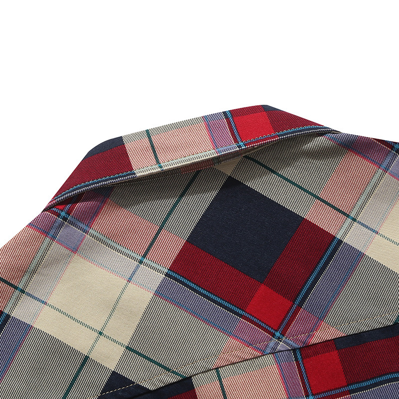 2019 transfronteriza de los hombres de primavera y otoño de manga larga de los hombres Camisa de algodón casual a cuadros más tamaño camisa suelta hombres