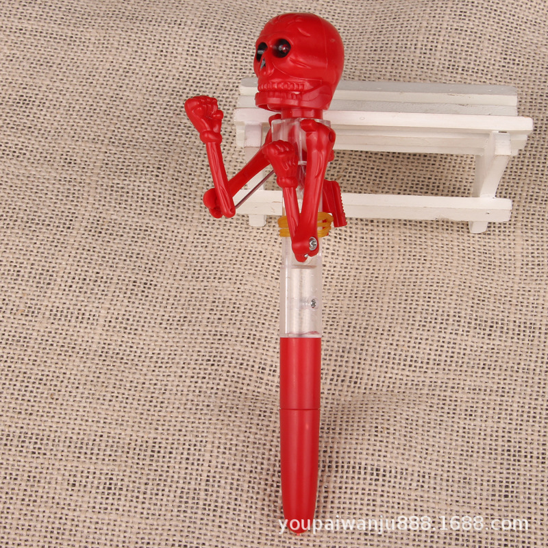 Хэллоуин Пен-03-Скулл-Ред