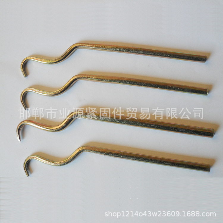 压弯折弯异型勾件 异型钩加工 瓦勾丝 吊钩异型螺栓 连接件可定制