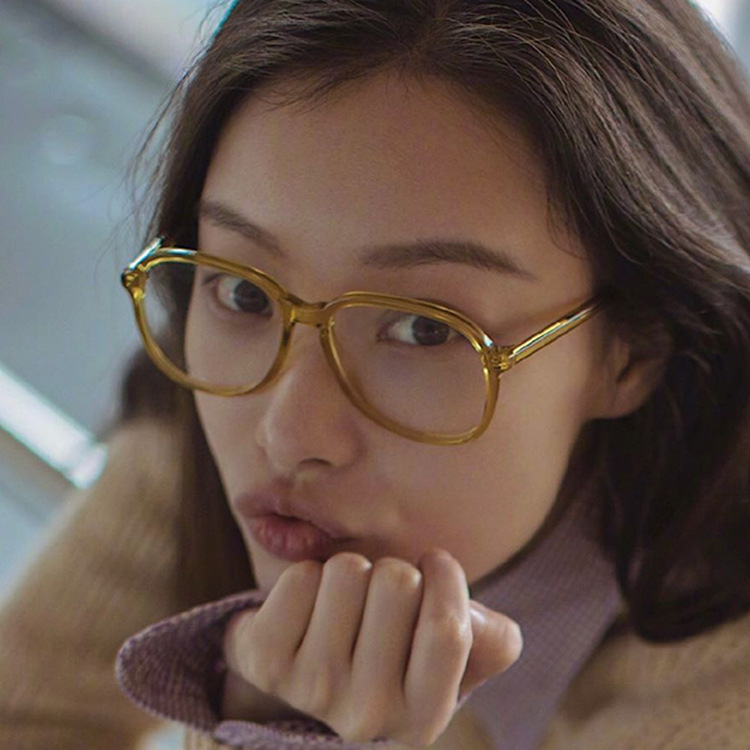 Ni Ni's Same Style Transparent Candy-Colored 8852 Glasses Frame 2019 New Trendy Eyeglass Frame Internet Celebrity Non-Prescription Glasses
