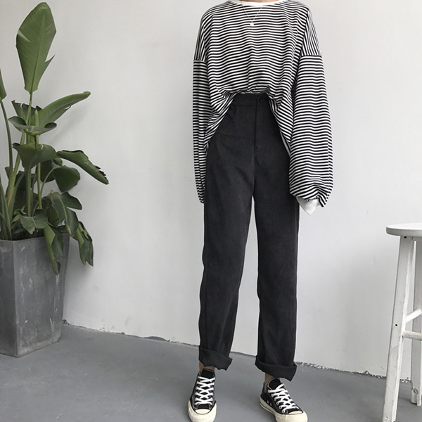 Elegant Styling of Corduroy Pants