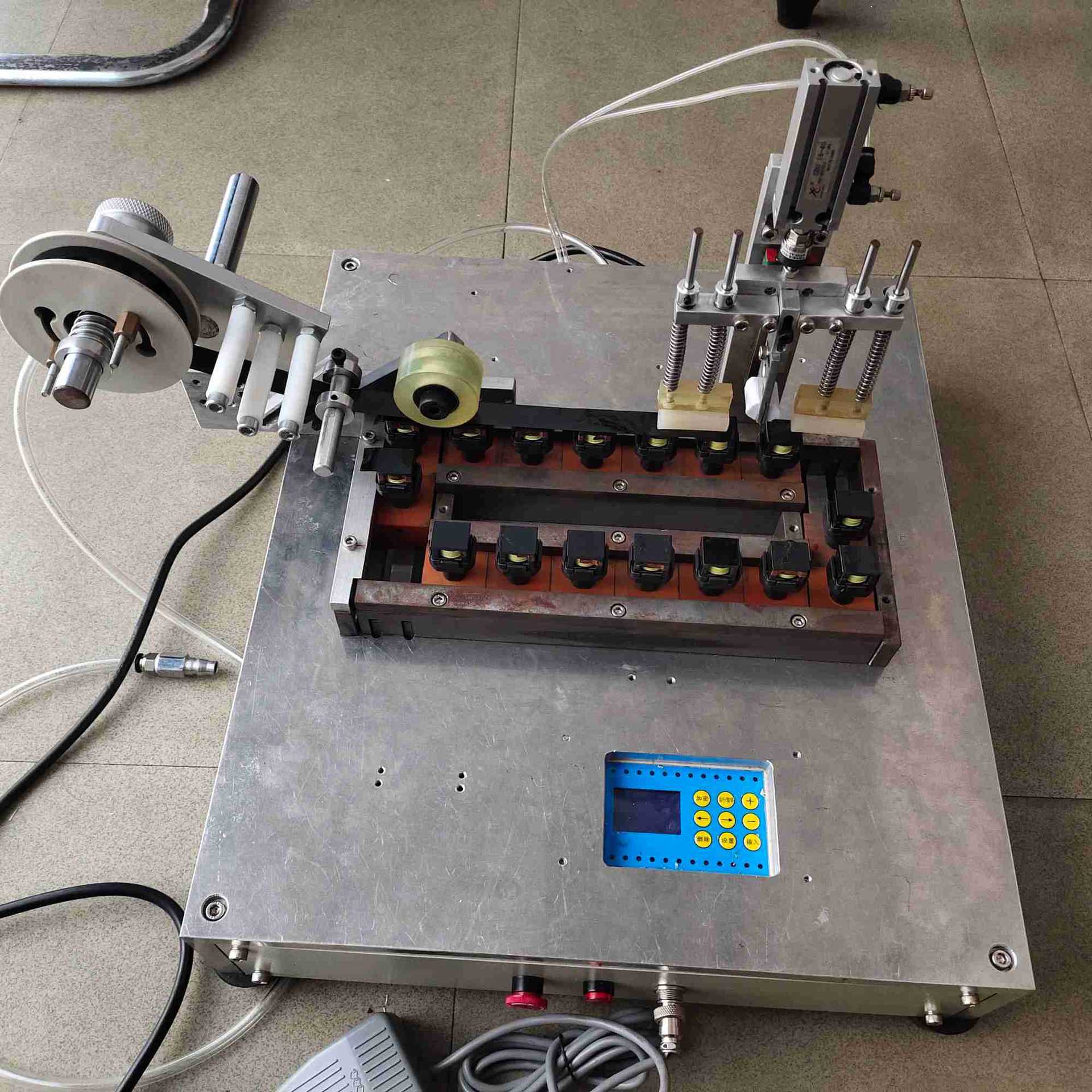 东莞厂家直销滤波器贴胶机PQ背胶变压器包胶机充电器壳自动包膜机