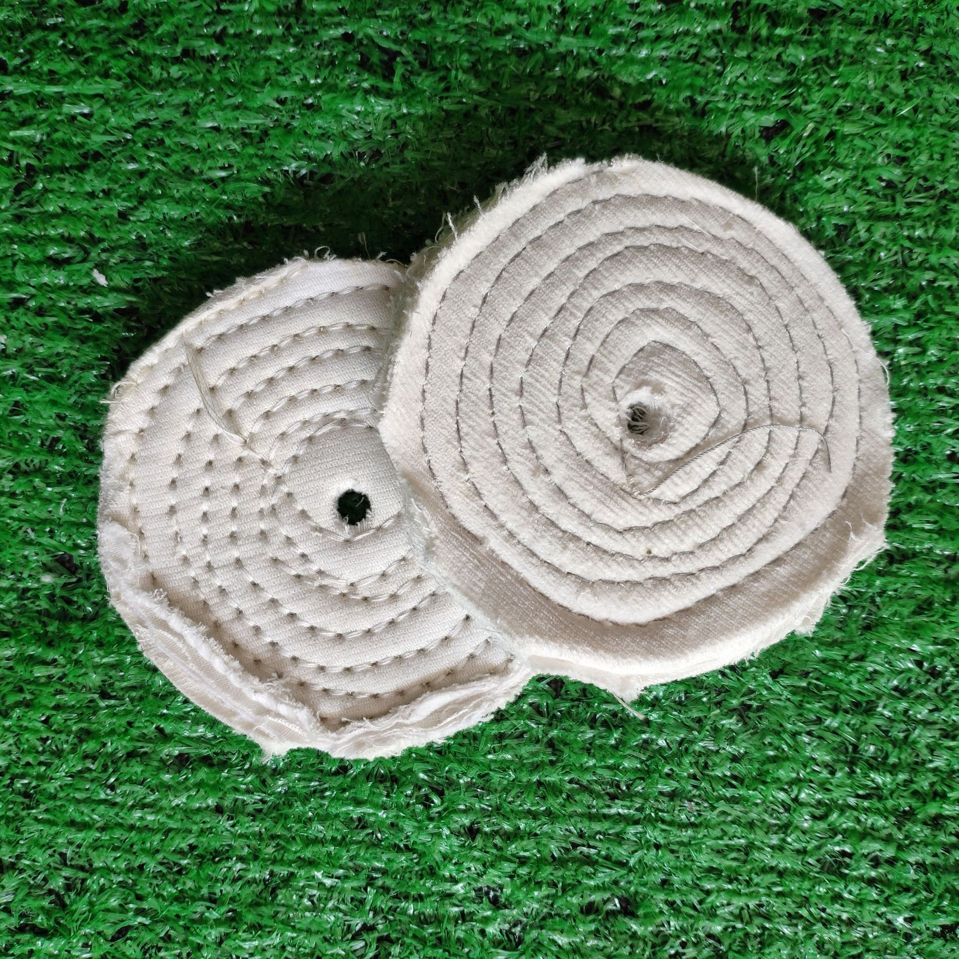 100 diameter white cloth wheel, cloth wheel, polishing cloth wheel, metal polishing cloth wheel, mirror polishing wheel