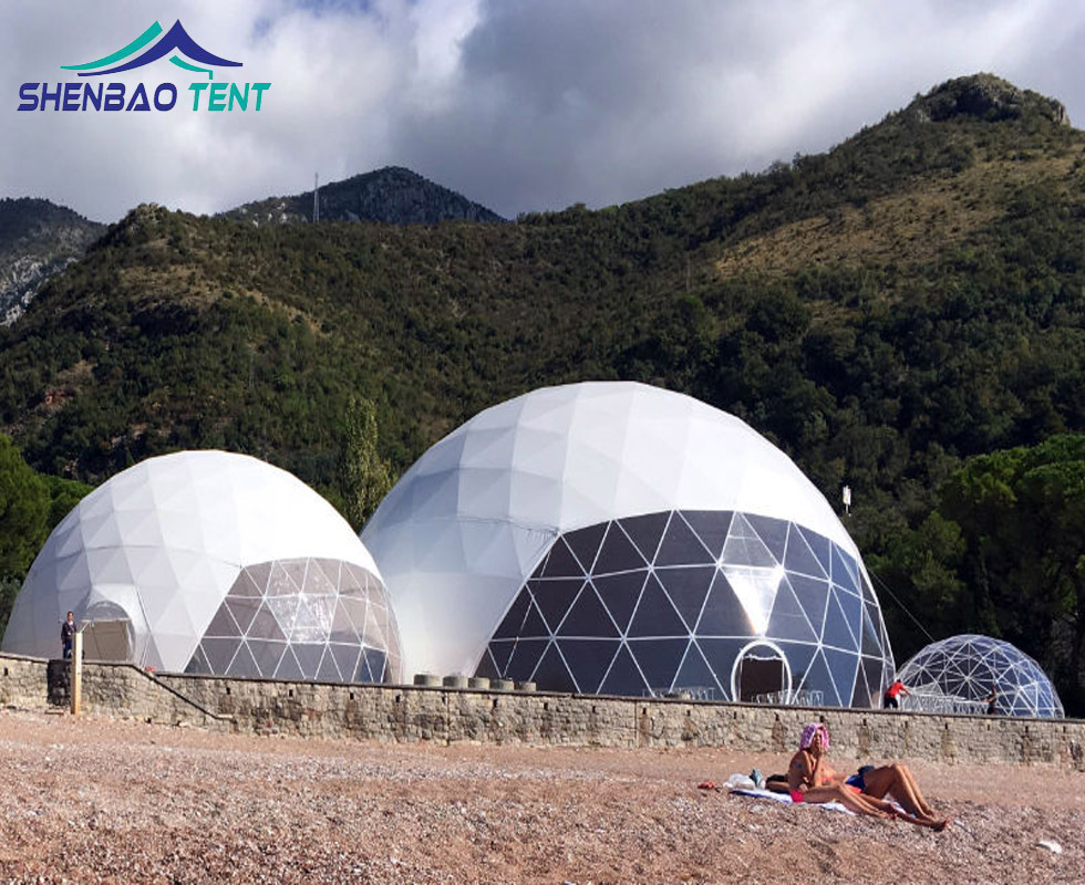 球形圆顶帐篷 户外活动展览三角网架穹顶半圆球型篷房