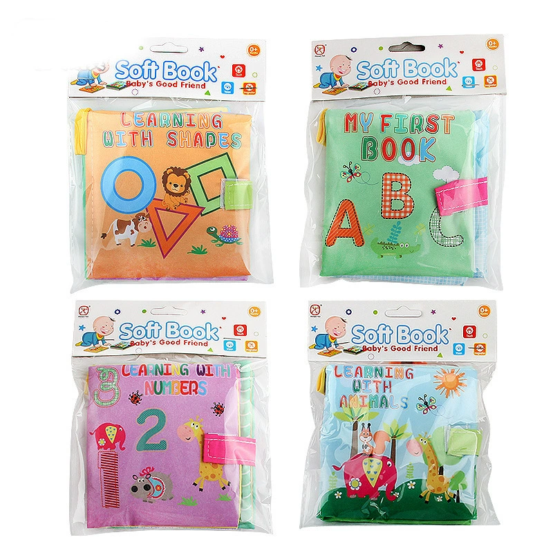 Cloth book, cognitive smart toy, early education, can't tear, 0-1 years, training