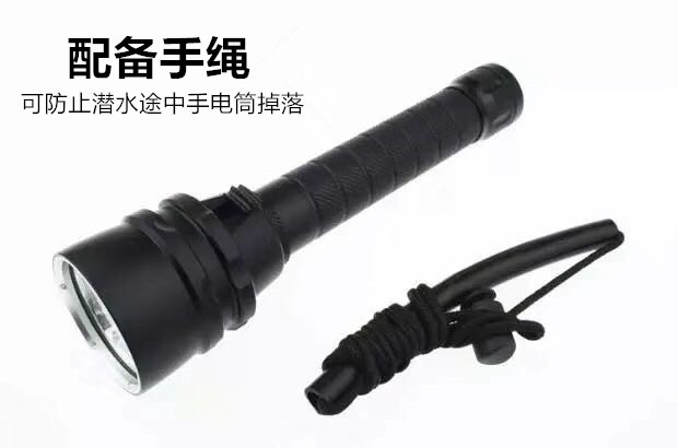 3l2 linterna de buceo 2 Sección 18650 interruptor de control magnético linterna de buceo profesional 5led linterna al por mayor