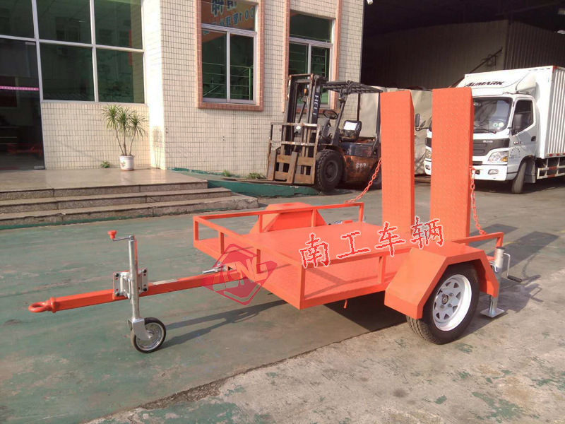 南工厂家0.3吨ATV轻型平板小拖车 工具小挂车