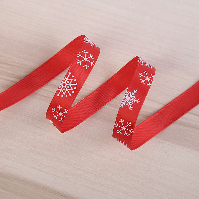 圣诞礼品可用装饰织带可定制多款式丝带涤纶礼品包装DIY丝带批发详情18
