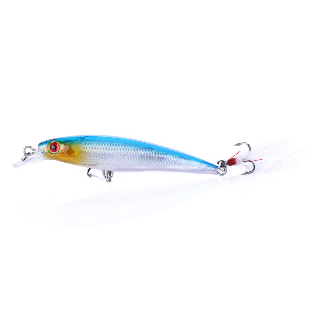 Sinking Minnow Fishing Lures 90mm 8g Hard Plastic Baits Fresh Water Bass Swimbait Tackle Gear