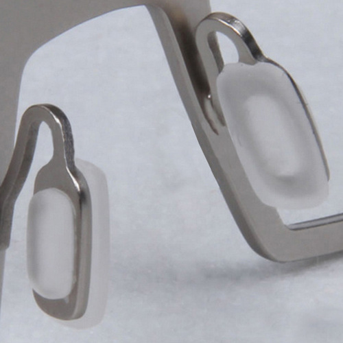 Glasses accessories, nose pads, buckle-in clip, soft silicone frosted rectangular nose pads, leaf nose pads, nose clips