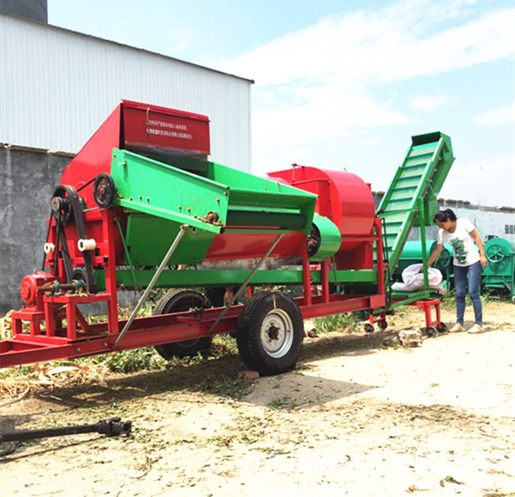 自走式花生打秧花生摘果机农用干湿两用花生打果机自动装袋摘果机