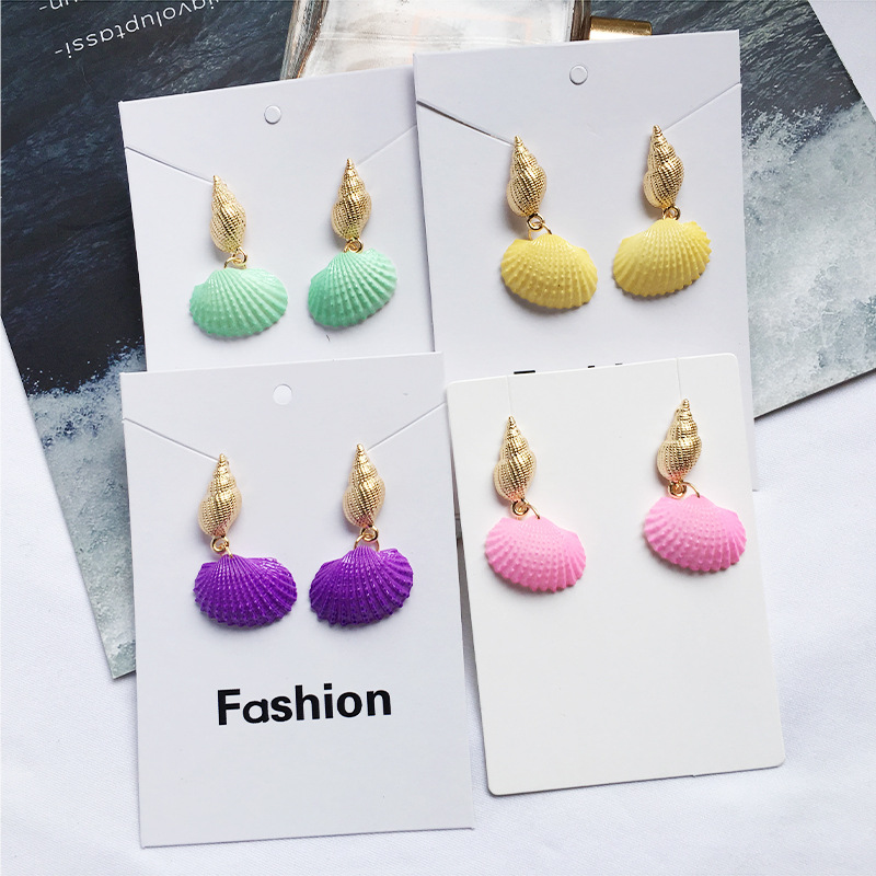 Boucles D&#39;oreilles Créatives De Nouvelle Coquille De Mode display picture 9