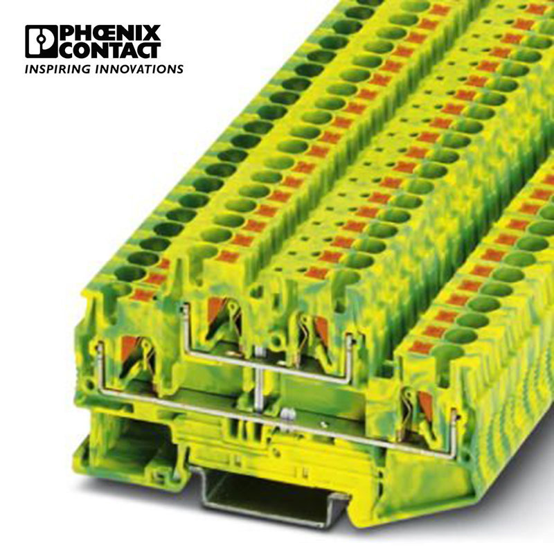 菲尼克斯 接线端子带导线支脚的双层端子 PTTB 4-PE 3211854-50