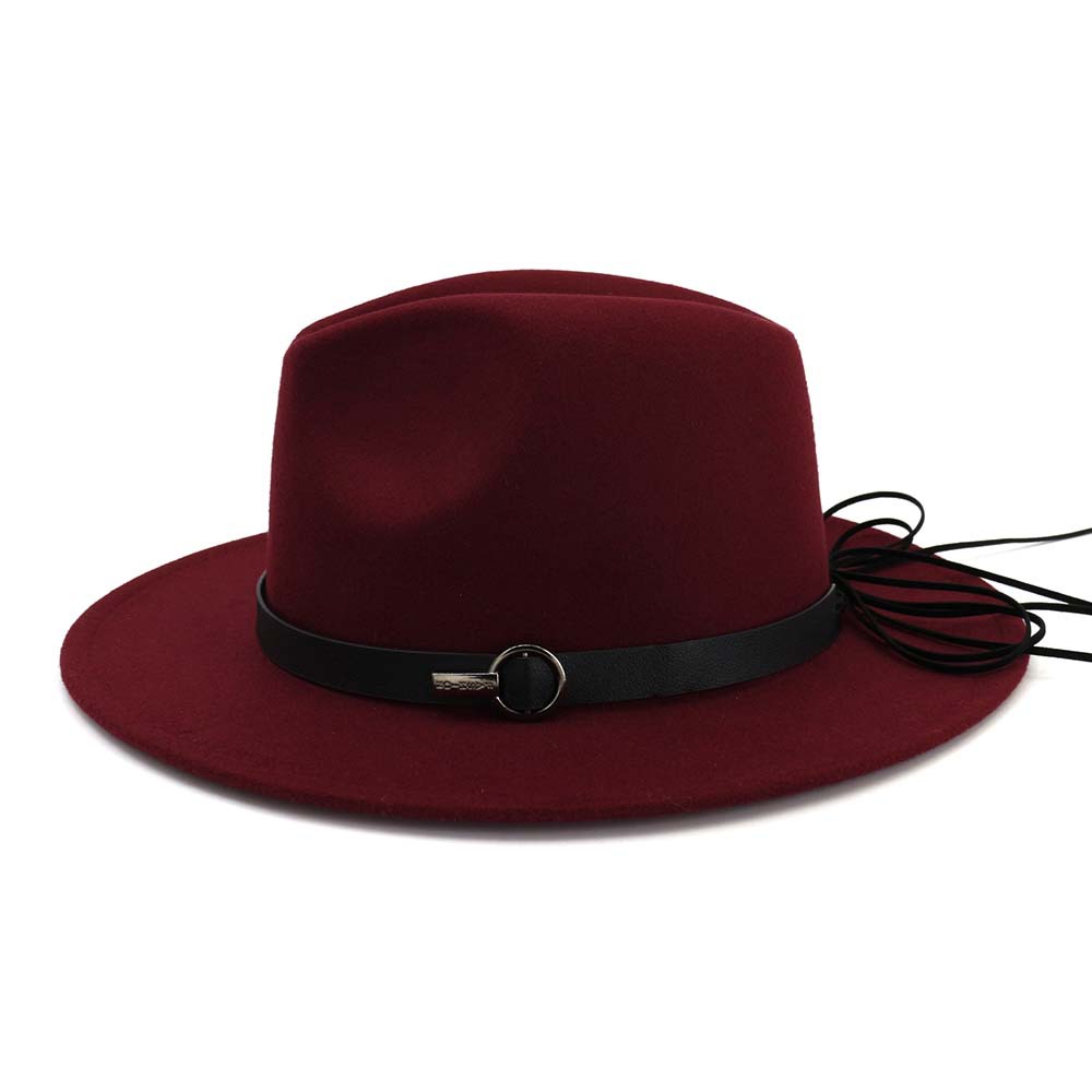 Women Wool Felt Jazz Fedora Hats