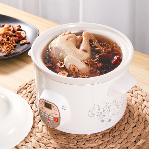 Ceramic electric stew pot, fully automatic smart electric stew pot, reservation computer version, electric stew pot for cooking porridge, electricity saving soup pot