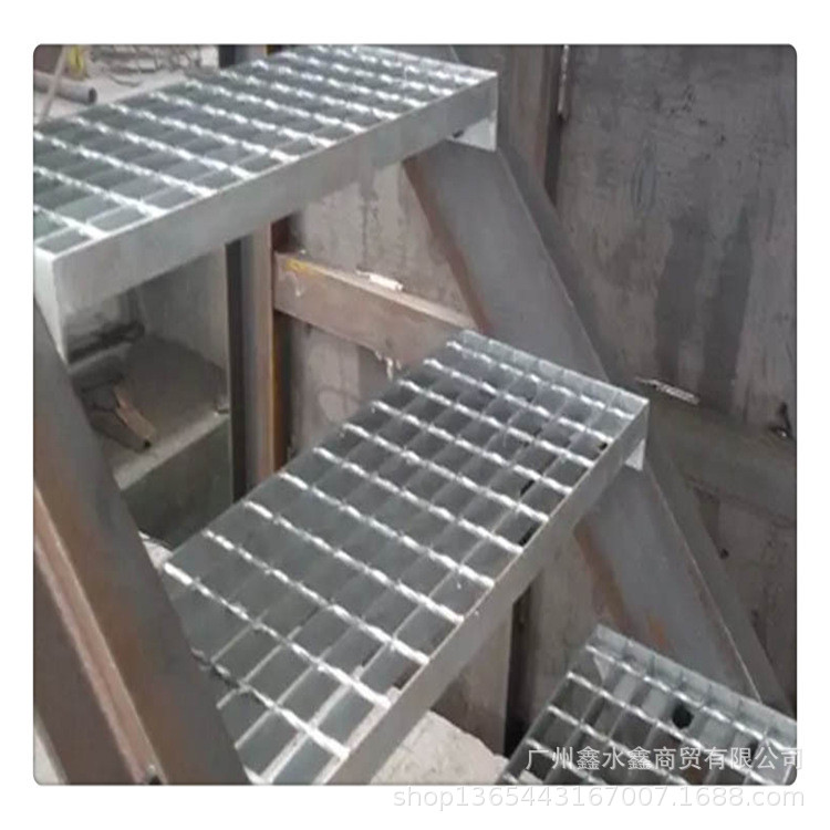厂家生产酒楼下水道格栅 平台踏步板 地下车库排水钢格板