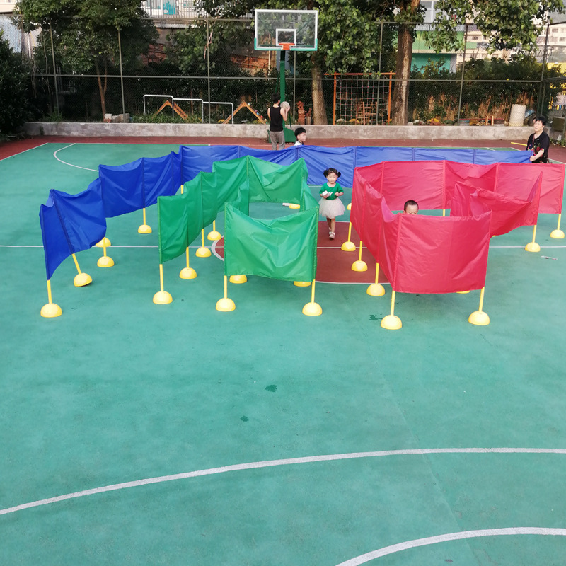 幼儿园儿童百变迷宫感统训练器材户外游戏趣味体育拓展活动道具|ms