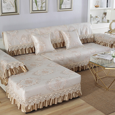 一件代发欧式冰丝沙发垫夏季凉席垫夏天套罩藤席组合防滑可定制|ms