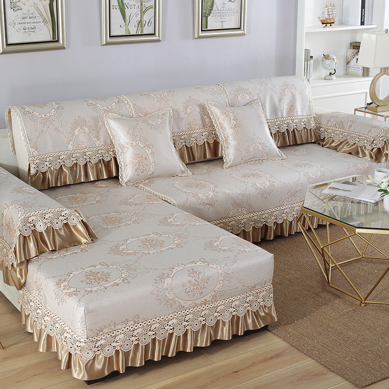 一件代发欧式冰丝沙发垫夏季凉席垫夏天套罩藤席组合防滑可定制|ms