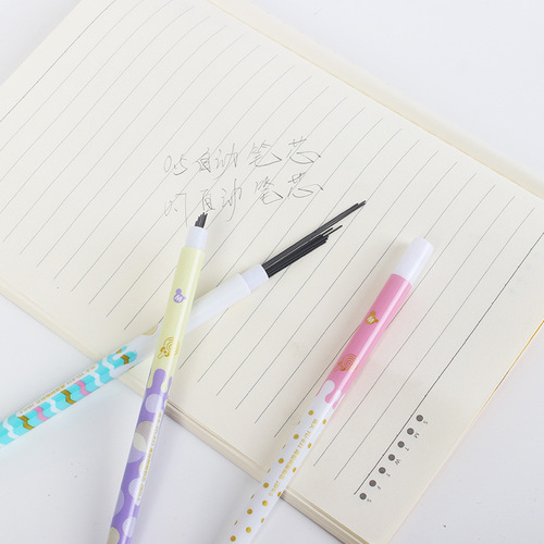 Children's automatic pencil lead cartoon activity pencil lead 0.5 2B study supplies erasable writing pencil lead wholesale
