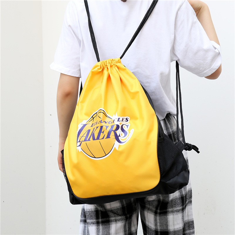 oxford Bundle pocket Backpack men and women travel knapsack light fold Water splashing Sports bag Basketball bag customized