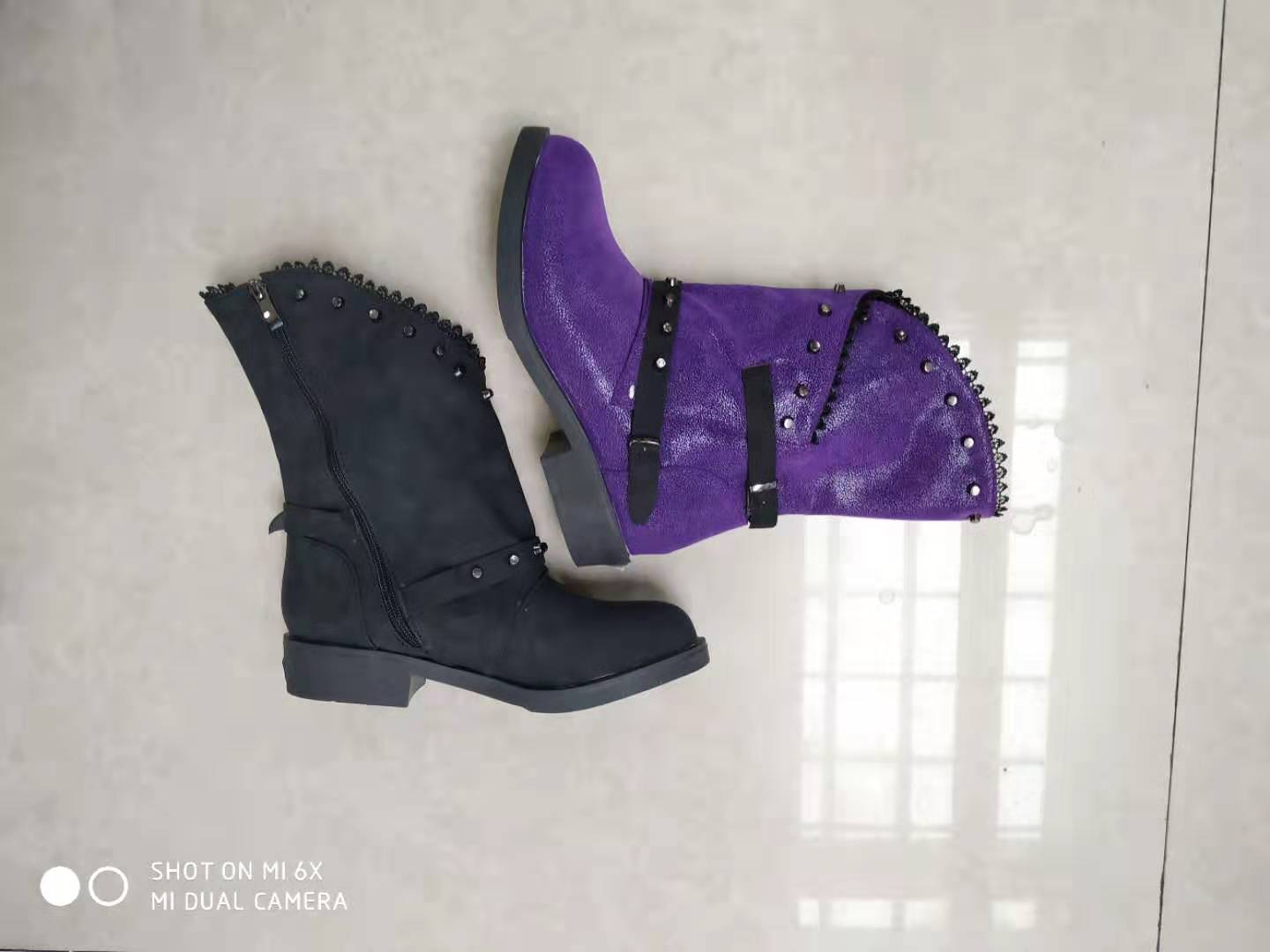 Bottes femme en PU artificiel - Ref 3355420 Image 13