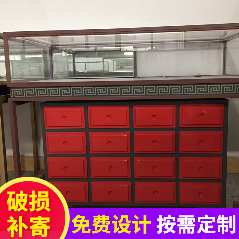 新款金属珠宝柜钢化饰品展示柜 珠宝首饰展示台样品柜台