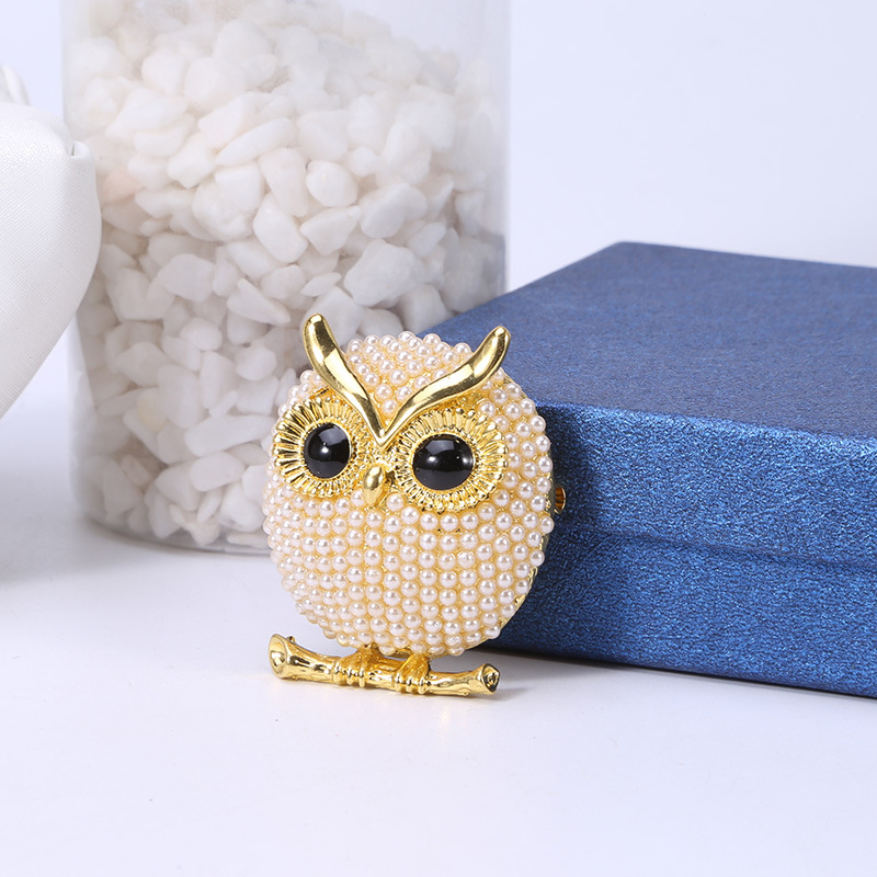 Korean Style Owl Alloy Plating Alloy Women's Brooches display picture 5