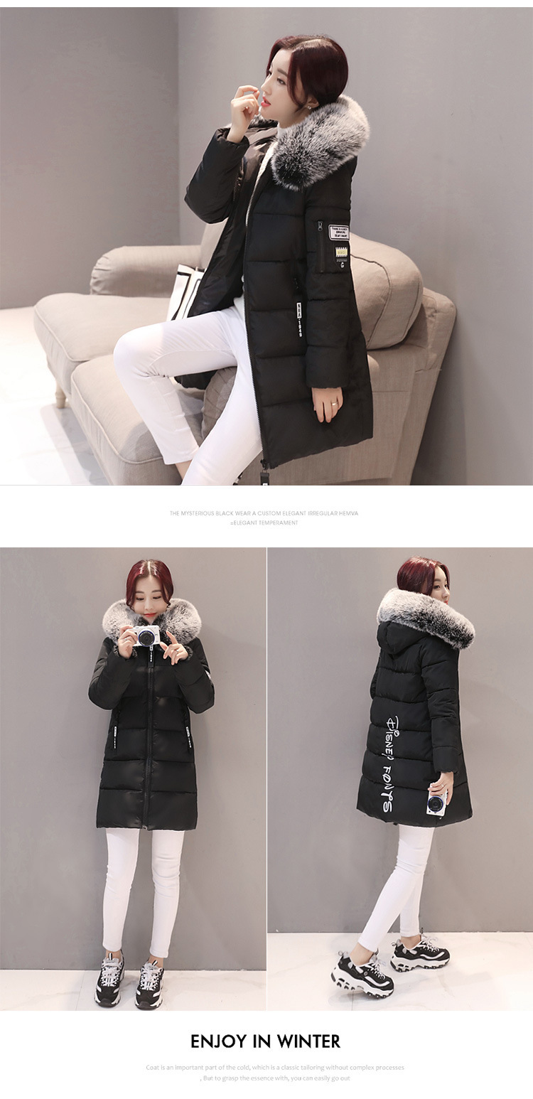 Women's Casual Solid Color Zipper Coat Cotton Clothes display picture 6