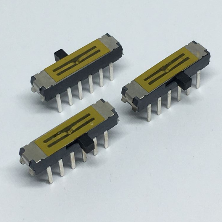 降噪耳机开关 魔音耳机开关 12脚拨动开关两档 2档小拨动开关