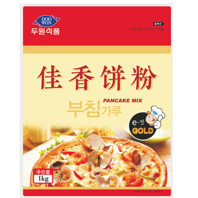 供应韩式调味品香饼粉 佳香饼粉1kg*10 低筋面粉调味料