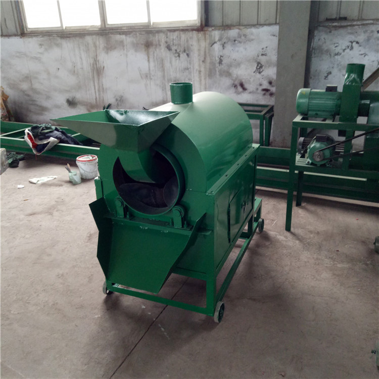 电加热炒货机 板栗芝麻花生炒籽机 干果店用不锈钢滚筒炒锅