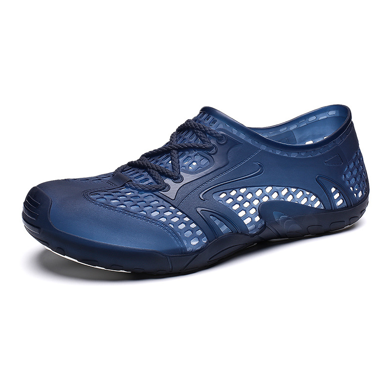 2019 new pattern summer man ventilation Crocs fashion Trend melissa Foreign trade Large Sandals Schomburg Creek Shoes
