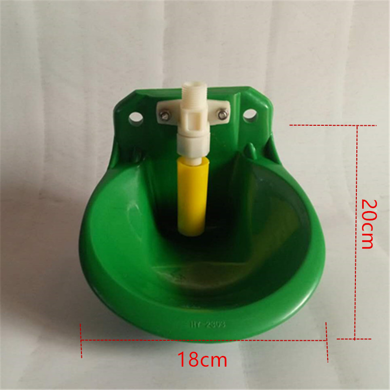 羊饮水碗 自动羊用饮水碗 牛羊钢钢饮水器牛羊喝水碗抗摔铜阀门