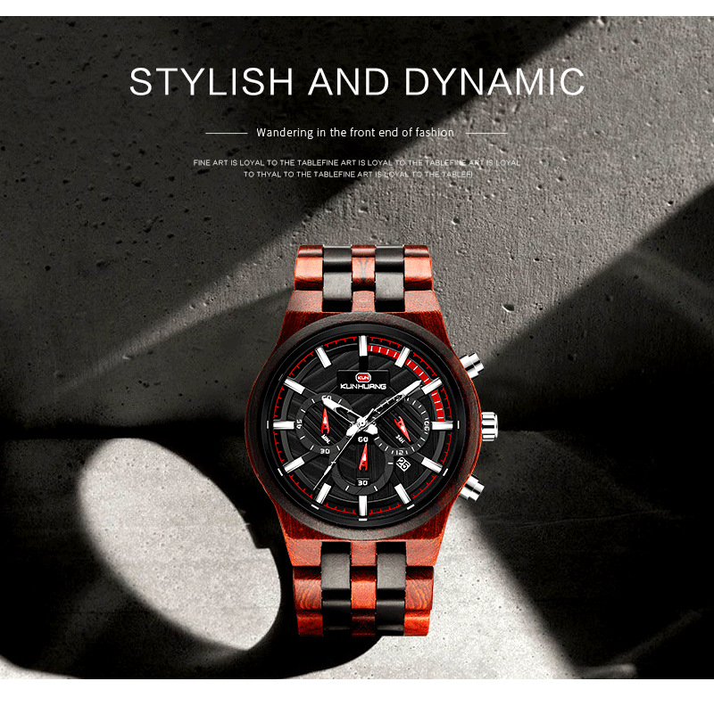 Sport Men's Wooden Watch