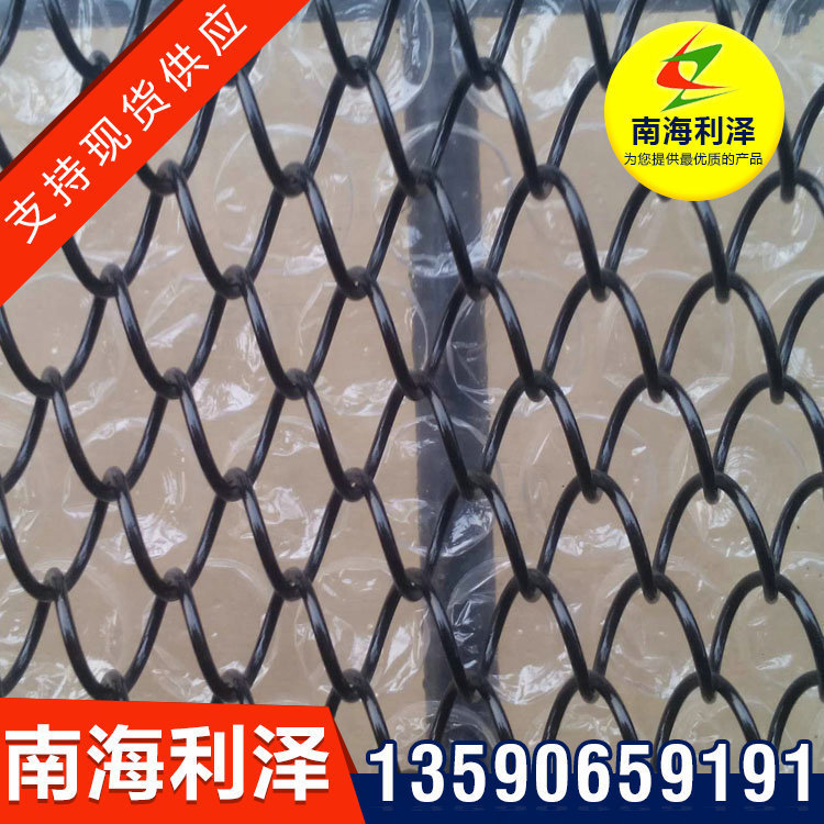 生产墙面装饰编织金属网帘 原色展厅酒店装饰隔断金属帘