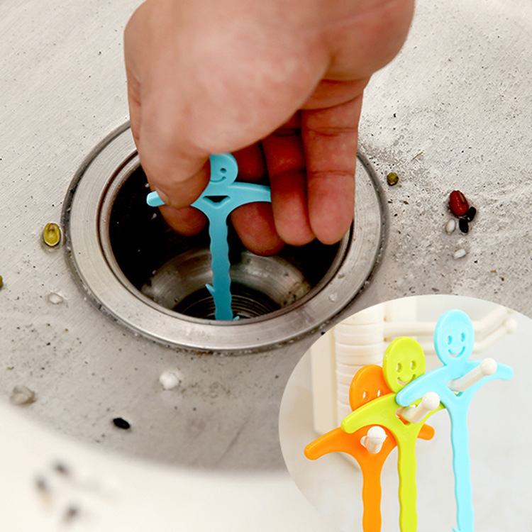 Household Kitchen Toilet Pipe Sink Hair Hair Cleaner Sewer Tool Hand Toilet Unblocker