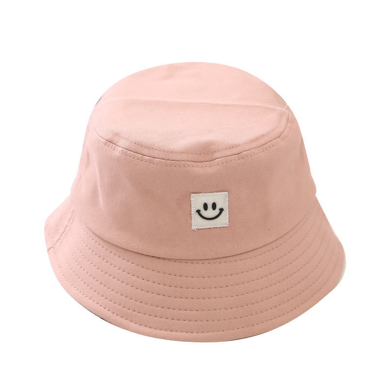 Korean Version Of The New Cute Children's Smiling Face Fisherman Hat Men's And Women's Baby Basin Hat Spring And Summer Outdoor Leisure Sunshade Hat